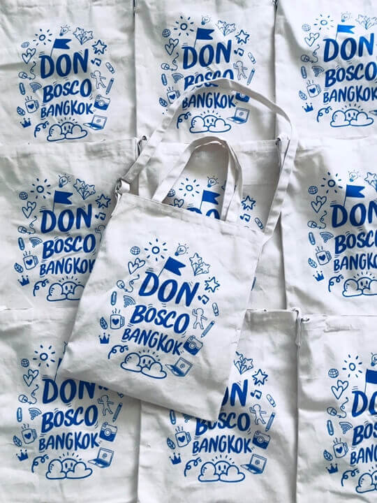รับผลิตถุงผ้า don bosco